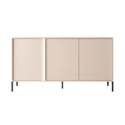 Madia 153x82h cm 3 ante moderna beige Melly
