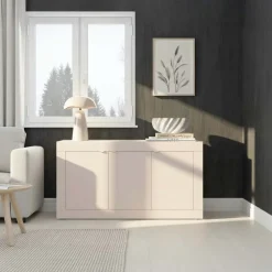 Madia 160x86h cm 3 ante moderna beige cashmere Eternity