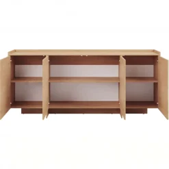 Madia 200x90h cm 4 ante moderna rovere Girone