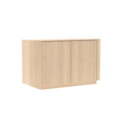Madia 130x76h cm 2 ante moderna rovere Alba