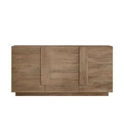 Madia 182x90h cm 3 ante moderna rovere scuro Alvarez