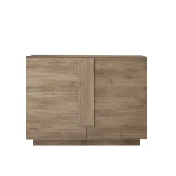 Madia 120x90h cm 2 ante moderna soggiorno rovere scuro Alvarez