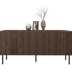 Madia 150x70h cm 3 antenoce scuro con frontali serigrafati Savanna