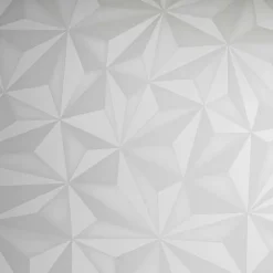 Madia 241x84h cm 4 ante soggiorno bianco lucido con serigrafia Marvis