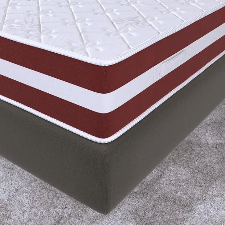 Materasso matrimoniale 160x200cm doppio strato memory antiacaro H. 24cm Superior Memory