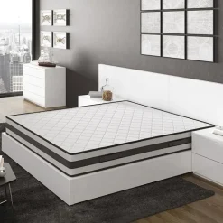 Materasso matrimoniale 180x200cm memory antiacaro H. 22cm Memory Deluxe
