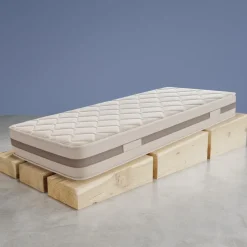 Materasso singolo anallergico 80x190cm schiumato ad acqua Ambra