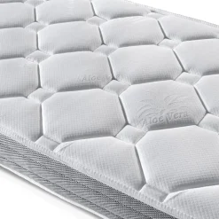 Materasso singolo 90x190cm anallergico antiacaro H.15cm Smart Sleep