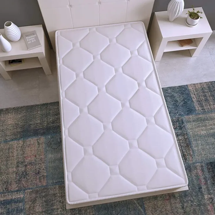 Materasso singolo 80x200cm schiumato antiacaro H. 10cm Top Dream