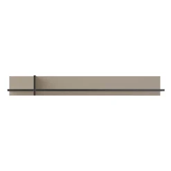 Mensola a muro 180x23h cm moderna tortora Lolla