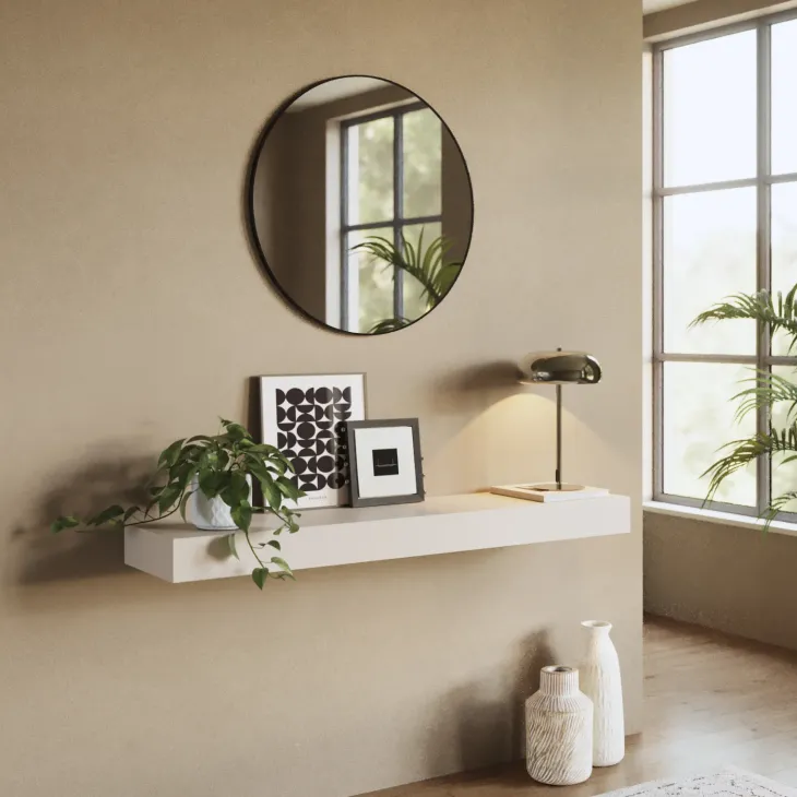 Mensola da parete 138x10h cm beige Sunset