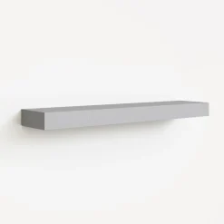 Mensola da parete 138x10h cm grigio chiaro Sunset
