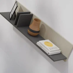 Mensola 110x22 cm antracite beige Essenzia