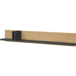 Mensola 150x22 cm antracite rovere Essenzia