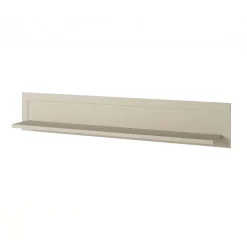 Mensola 177x32h cm a muro moderna beige Texel