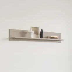 Mensola 177x32h cm a muro moderna beige Texel