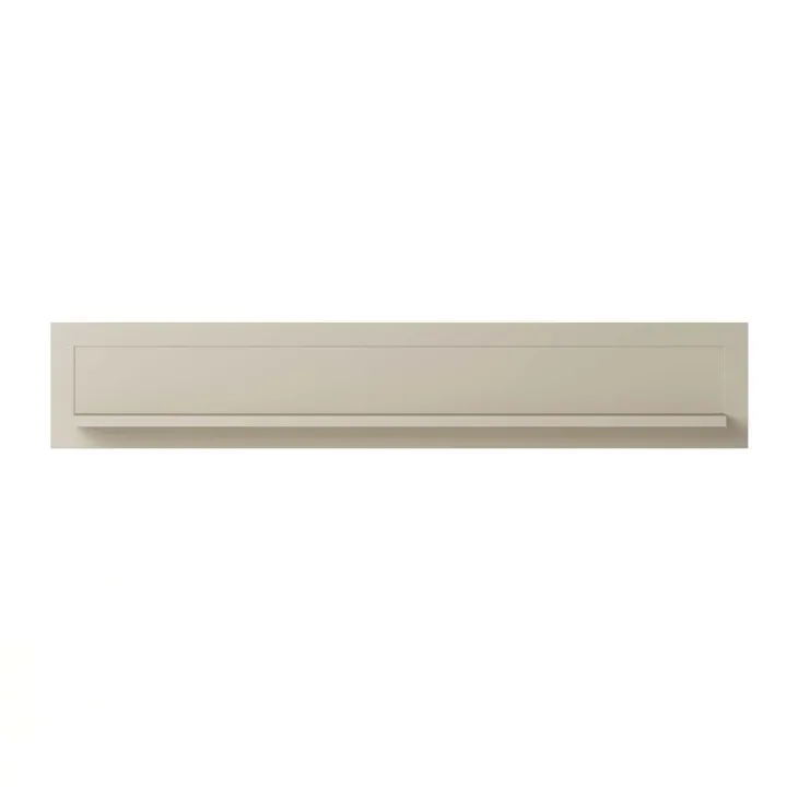Mensola 177x32h cm a muro moderna beige Texel