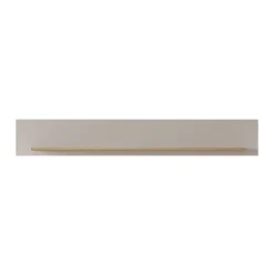 Mensola 160x24h cm da parete rovere tortora lucido Jumbo