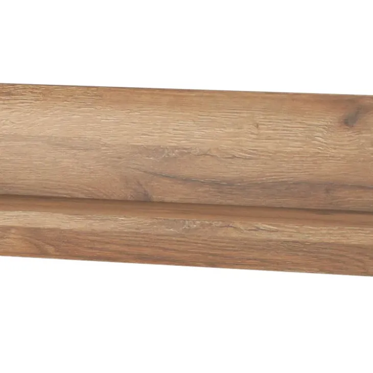 Mensola 180x22h cm da parete soggiorno moderna rovere Maiorca