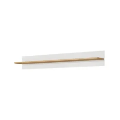 Mensola 138x20h cm soggiorno bianco opaco rovere Noa Gihome®