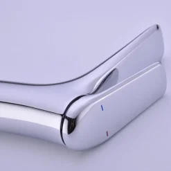 Miscelatore per lavabo bagno ottone cromato Becco