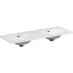 Mobile bagno sospeso cannettato 120cm con doppio lavabo rovere Pretty