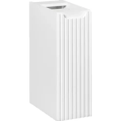 Mobile bagno sospeso cannettato 80cm bianco rovere Cleany
