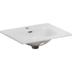 Mobile bagno sospeso cannettato 60cm con lavabo rovere Pretty