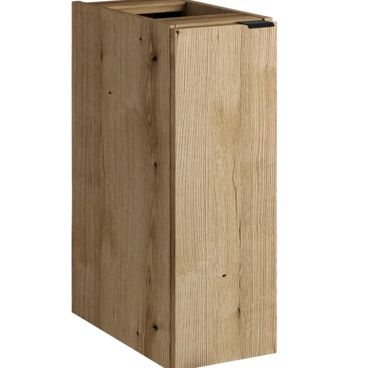 Mobile bagno sospeso cannettato 140cm 5 ante verde salvia rovere Greeny