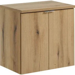 Mobile bagno sospeso 60cm 2 ante rovere Rovery