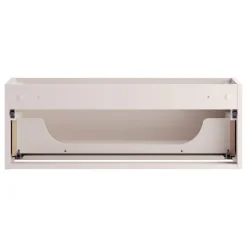 Mobile bagno sospeso 80cm cannettato 1 cassetto beige rovere Cleany