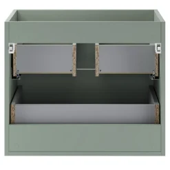 Mobile bagno sospeso 100cm 2 cassetti verde salvia rovere Speranza