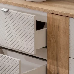 Mobile bagno sospeso 140cm 4 cassetti beige cashmere Neutry