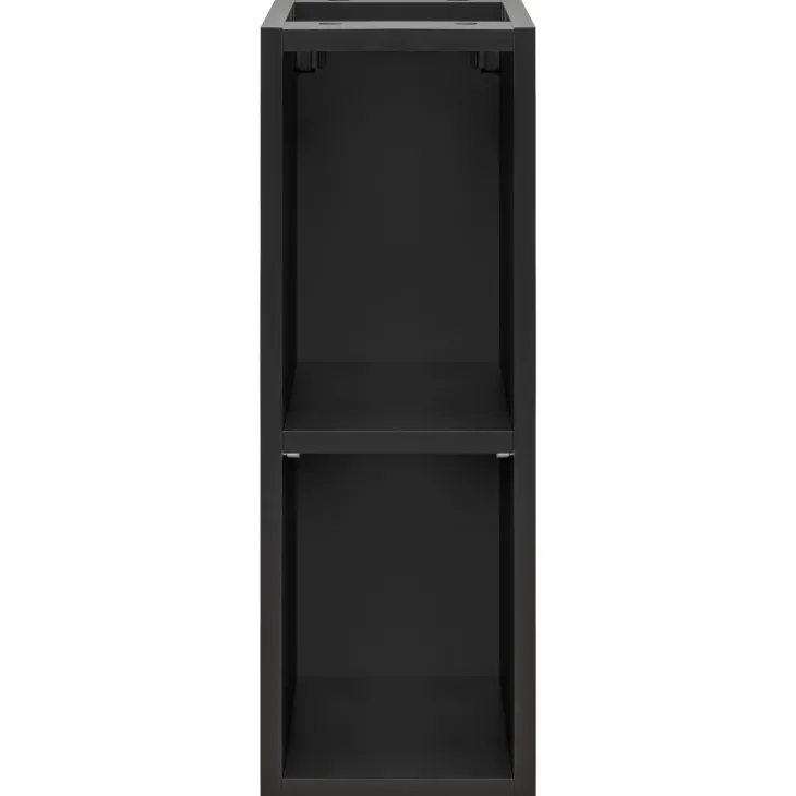 Mobile bagno sospeso 80 cm 2 cassetti 2 vani quercia antracite Limpid