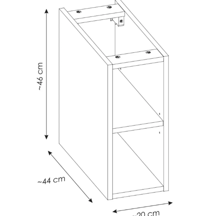 Mobile bagno sospeso 140cm 2 cassettoni e 2 cassetti attrezzati e 2 vani nero Serif