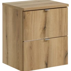 Mobile bagno sospeso 50cm 2 cassetti rovere Rovery