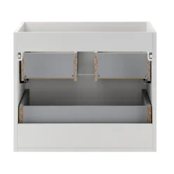 Mobile bagno sospeso 100cm 2 cassetti bianco rovere Speranza
