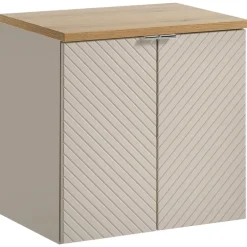 Mobile bagno sospeso 60cm cm 2 ante beige cashmere Neutry