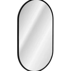 Mobile bagno sospeso 80cm cm con lavabo, specchio, colonna e cubotti quercia antracite Limpid
