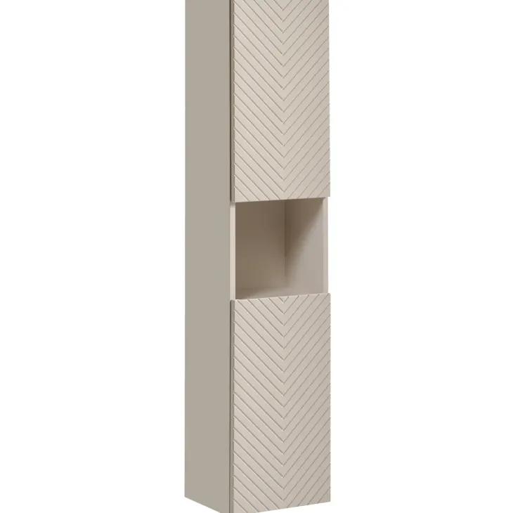 Mobile bagno sospeso 60cm con colonna beige cashmere Neutry