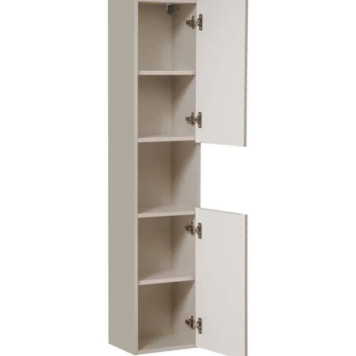 Mobile bagno sospeso 60cm con colonna beige cashmere Neutry