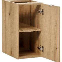 Mobile bagno sospeso 90cm con colonna rovere Rovery