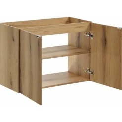 Mobile bagno sospeso 100cm con colonna rovere Rovery
