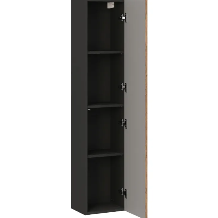 Mobile bagno sospeso 60cm con colonna noce Walnuts