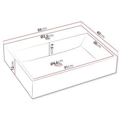 Mobile bagno sospeso 100cm con lavabo, specchio e colonna bianco Krom