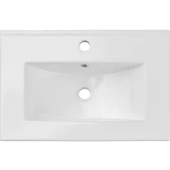 Mobile bagno sospeso 60cm con lavabo 2 ante beige cashmere Neutry