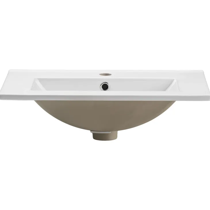 Mobile bagno sospeso 60cm con lavabo 2 ante beige cashmere Neutry