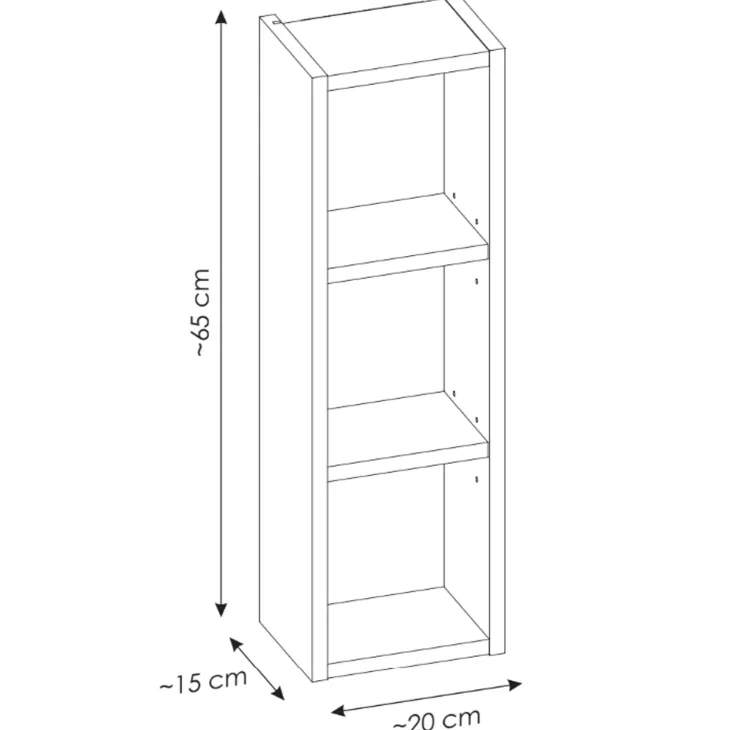 Mobile bagno sospeso 100cm con lavabo, mobile specchio e colonna grigio quercia Serif