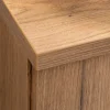 Mobile bagno sospeso 100cm con 2 lavabi, 4 cassetti e colonna rovere Rovery