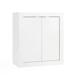 Mobile bagno 70x78h cm 2 ante bianco lucido Turny